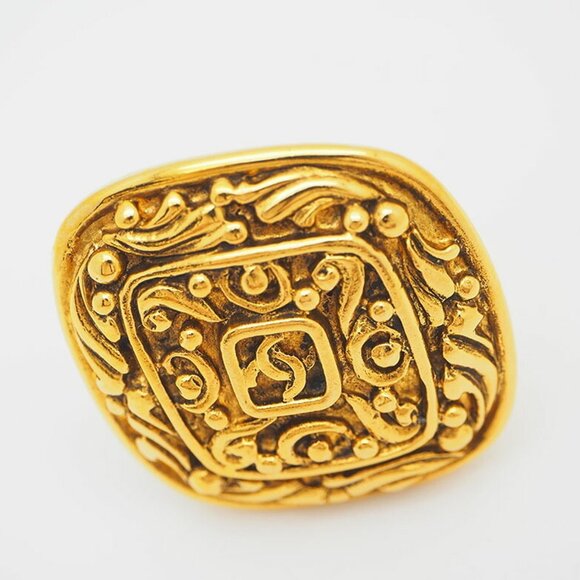 CHANEL Gold Earrings - Picture 5 of 10